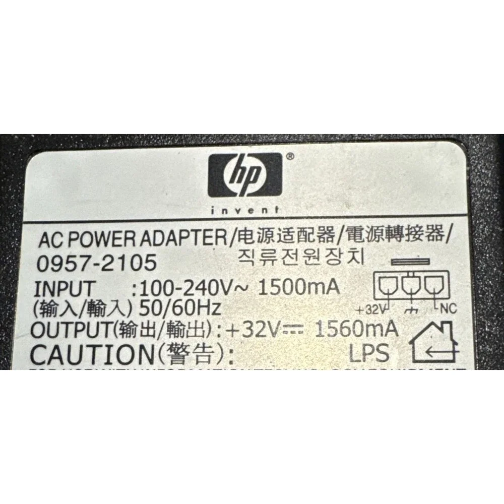 HP AC Adapter Charger HP Deskjet 6940 Printer 0957-2105 Power Supply Cord